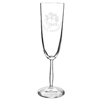 Bohemia Crystal Wedding Anniversary Flute 190ml Set of 2