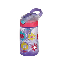 Contigo Kids Drink Bottle Gizmo Flip Autospout - 410ml Flowers