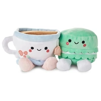 Hallmark Better Together Magnetic Plush - Teacup and Macaron
