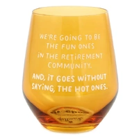 Hallmark Gifts - The Hot Ones Stemless Wine Glass