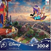 Thomas Kinkade Disney Princess 300pc Oversized Puzzle - Aladdin and Princess Jasmine