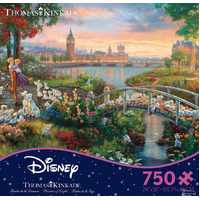 Thomas Kinkade Disney 750pc Puzzle - 101 Dalmatians