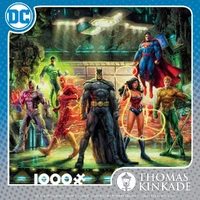 Thomas Kinkade Dc Comics 1000pc Puzzle - The Justice League