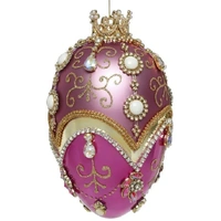 Mark Roberts Faberge Jewel Egg Hanging Ornament - Purple