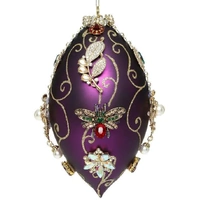 Mark Roberts King's Jewel Finial Hanging Ornament - Purple