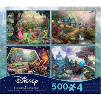 Thomas Kinkade Disney 4 x 500pc - V5