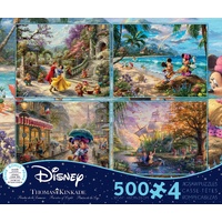 Thomas Kinkade Disney 4 x 500pc - V6