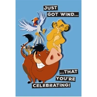 Hallmark Card - Disney The Lion King Humour