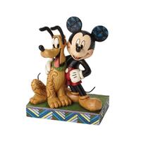 Jim Shore Disney Traditions - Mickey Mouse & Pluto - Best Pals