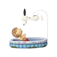 Peanuts By Jim Shore - Linus and Snoopy - Make A Splash