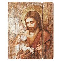 Roman Inc - Jesus with Lamb Panel