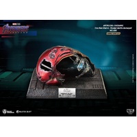 Beast Kingdom Master Craft - Marvel Avengers Endgame Iron Man Mark 50 Helmet Battle Damaged