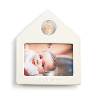 Demdaco Baby - Tender Blessings Blue Baptism Photo Frame 4x6"