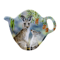 Ashdene Fauna of Australia - Kangaroo & Joey Tea Bag Holder