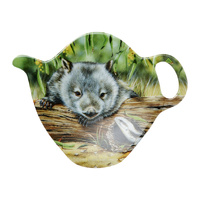 Ashdene Fauna of Australia - Wombat & Lizard Tea Bag Holder