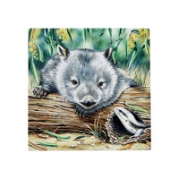 Ashdene Fauna of Australia - Wombat & Lizard Trivet