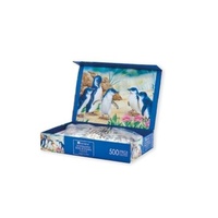 Ashdene Australian Bird & Flora - Penguin & Ice Plant 500pc Jigsaw Puzzle