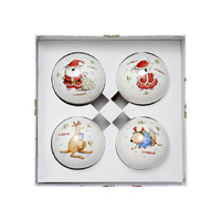 Ashdene Barney Saves Christmas - 4 Pack Baubles
