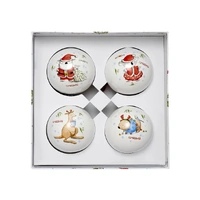 Ashdene Barney Saves Christmas - 4 Pack Baubles