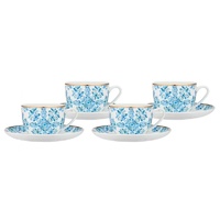 Ashdene Lisbon - Cup & Saucer 4 Pack