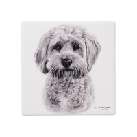 Ashdene Delightful Dogs - Cavoodle Ceramic Coaster