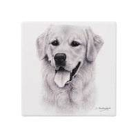 Ashdene Delightful Dogs - Golden Retriever Ceramic Coaster