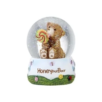 Ashdene Honey Pot Bear - Honey Pot Bear Small Snowglobe