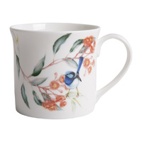 Ashdene Blue Wren & Eucalyptus - Wide Flare Mug