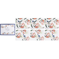 Ashdene Blue Wren & Eucalyptus - Placemat 6 Pack