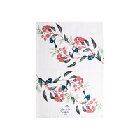 Ashdene Blue Wren & Eucalyptus - Tea Towel