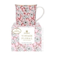 Ashdene Vintage Floral - Rose Wide Flare Mug