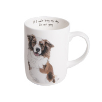 Ashdene Puppy Tales - Border Collie Large Can Mug