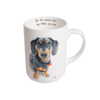 Ashdene Puppy Tales - Dachshund Large Can Mug