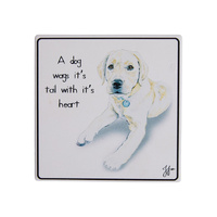 Ashdene Puppy Tales - Labrador Ceramic Coaster