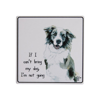 Ashdene Puppy Tales - Border Collie Ceramic Coaster