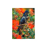 Ashdene Backyard Beauties - Black Cockatoo Tea Towel