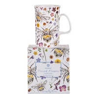 Ashdene Pressed Flowers - Bee Can Mug