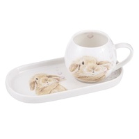 Ashdene Bunny Hearts - Mug & Plate Set