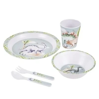 Ashdene Dino Land - Kids 5pc Dinner Set
