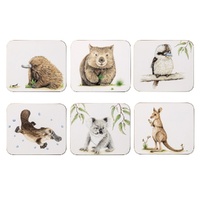 Ashdene Bush Buddies - Coasters Kangaroo 6 Pack