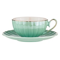 Ashdene Parisienne Pearl - Aquamarine Cup & Saucer