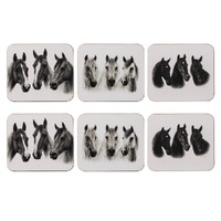 Ashdene Horse Trio - Assorted Coasters Set of 6