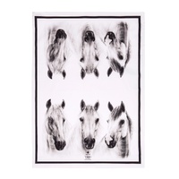 Ashdene Horse Trio - Grey Kitchen Towel
