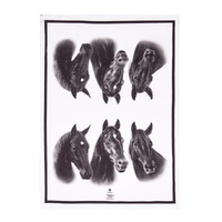 Ashdene Horse Trio - Black Kitchen Towel