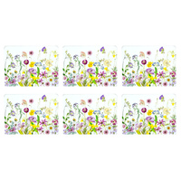 Ashdene Pressed Flowers - Placemat 6 Pack
