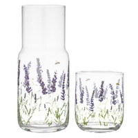 Ashdene Lavender Fields - Glass Carafe & Cup Set