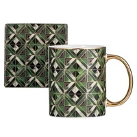 Ashdene Decadence - Mug and Coaster Set - Emerald
