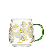Ashdene Fleurette - Glass Mug - Daisy