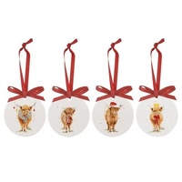Ashdene Christmas - Hanging Ornaments (Pack of 4)