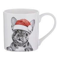 Ashdene Santa Paws - French Bulldog Mug
